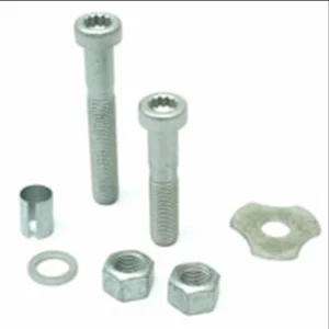 2 X 1984-11 Mercedes Rear Axle Control Arm Mounting Hardware Kits OEM Lemfoerder